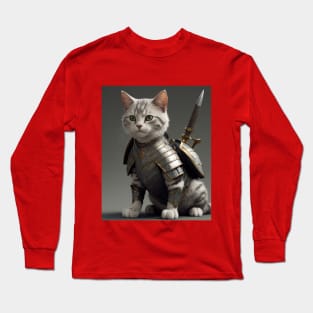 Warior Cat Long Sleeve T-Shirt